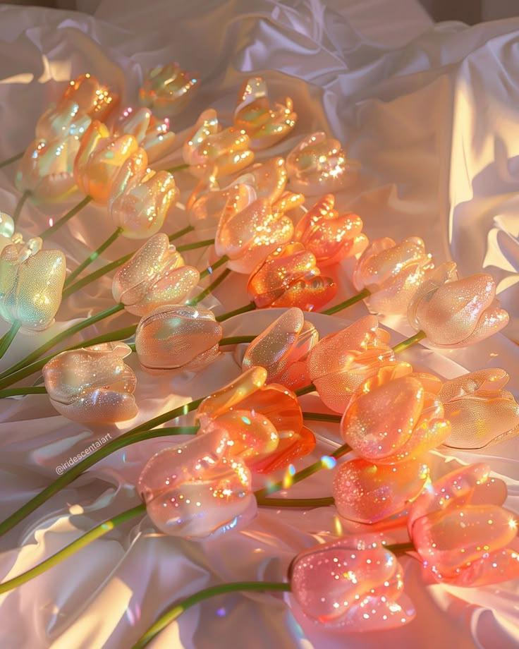Sunset Embrace Floral Harmony